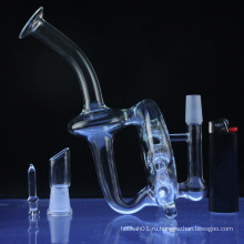 Двухступенчатый ресайклер для кальянов из стекла для курения труб для воды (ES-GB-301)